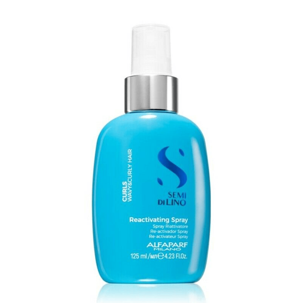 Alfaparf Semi Di Lino Curls Reactivating Spray 4.23 Oz – Curl Enhancer For Curly Hair