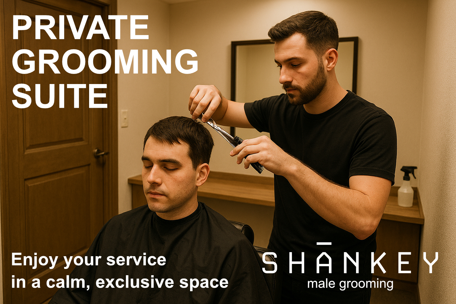 Private room haircut